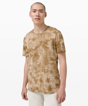 Lululemon 5 Year Basic T-Shirt Earth Dye Blast Herr Bruna | AMZP-95314