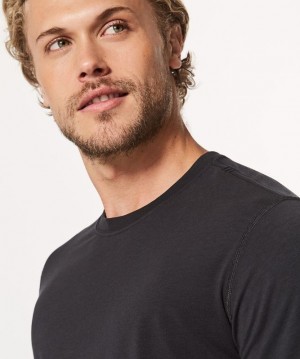 Lululemon 5 Year Basic Tee Sun Wash Blast Herr Svarta | UJQP-98217