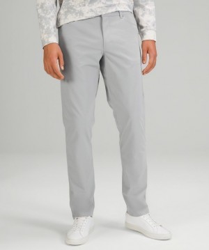 Lululemon ABC Classic-Fit Pant 28 Warpstreme Byxor Herr Silver | PURB-98510