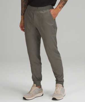 Lululemon ABC Jogger 30 Warpstreme Byxor Herr Grå Olivgröna | WEJC-12859