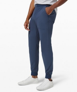 Lululemon ABC Jogger Tall Warpstreme Byxor Herr Blå | VAEN-03591