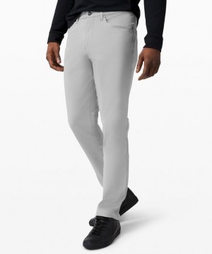 Lululemon ABC Pant Classic 32L Byxor Herr Silver | NETO-46182