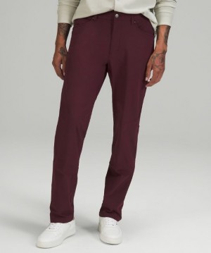 Lululemon ABC Pant Classic 34L Byxor Herr Cassis | VGXB-63452