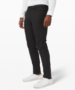 Lululemon ABC Pant Slim 30L Byxor Herr Svarta | GKVD-95382