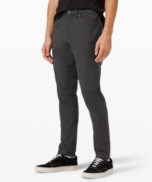Lululemon ABC Pant Slim 32L Byxor Herr Mörkgrå | OAJS-96834