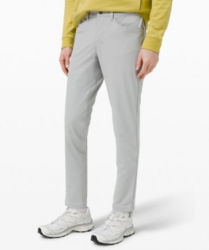 Lululemon ABC Pant Slim 32 Warpstreme Byxor Herr Silver | WCXB-72901