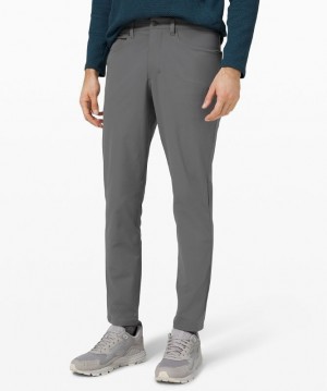 Lululemon ABC Pant Slim 32 Warpstreme Byxor Herr Grå | TZCR-78631