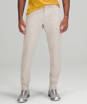 Lululemon ABC Pant Slim 34L Byxor Herr Beige | BMFA-82130