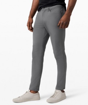 Lululemon ABC Pant Slim 34L Byxor Herr Grå | LCPV-08126