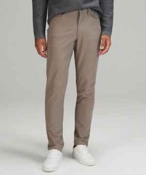 Lululemon ABC Pant Slim 34L Byxor Herr Mörkgrå | BSZU-64891