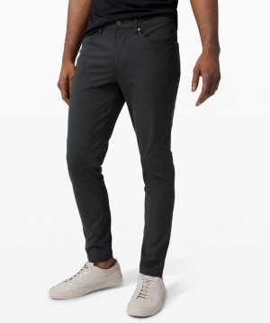 Lululemon ABC Pant Slim 34L Byxor Herr Obsidian | KQWI-51034