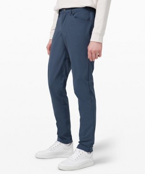 Lululemon ABC Pant Slim 37L Byxor Herr Blå | URBS-86147