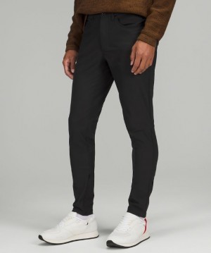 Lululemon ABC Skinny-Fit Pant 32 Warpstreme Byxor Herr Svarta | SOPV-08972