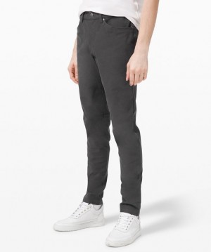 Lululemon ABC Slim-Fit Pant 34 Utilitech Byxor Herr Mörkgrå | GEPU-42176