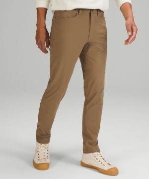 Lululemon ABC Slim-Fit Pant 37 Warpstreme Byxor Herr Artifact | HNOG-39657