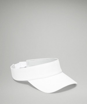 Lululemon Adjustable Sweat Visor Hatt Accessories Vita | OVUN-92783