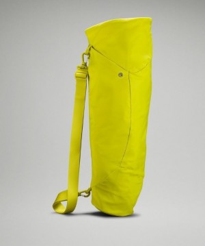 Lululemon Adjustable Yoga Mat Bag Väskor Accessories Gula | IWTG-89457