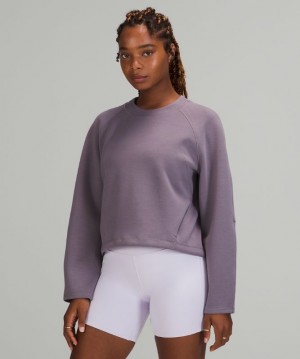 Lululemon AirWrap Modal Crew Tröjor Dam Lavendel | VSYE-50491
