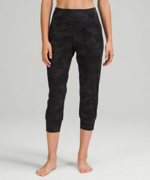 Lululemon Align HR Jogger Crop Byxor Dam Camo Svarta Olika Färger | DPRW-10453
