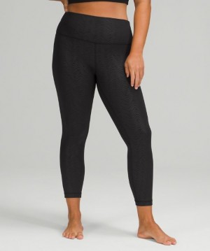 Lululemon Align HR Pant 25 Leggings Dam Svarta | LNAY-24308