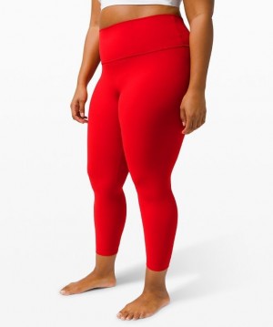 Lululemon Align HR Pant 25 Leggings Dam Mörkröda | KJTF-29485