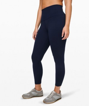 Lululemon Align HR Pant 25 Leggings Dam Marinblå | JTBH-97680