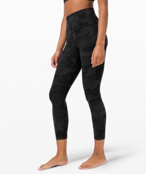 Lululemon Align HR Pant 25 Leggings Dam Camo Svarta Olika Färger | ADHR-08291