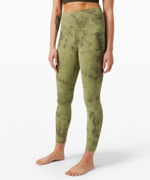 Lululemon Align HR Pant 25 Leggings Dam Gröna Olivgröna | ZMDS-45892