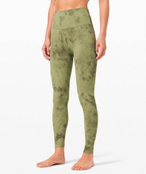 Lululemon Align HR Pant 28 Leggings Dam Gröna Olivgröna | SLBP-72153