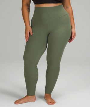 Lululemon Align HR Pant 28 Leggings Dam Gröna | EZCG-87352