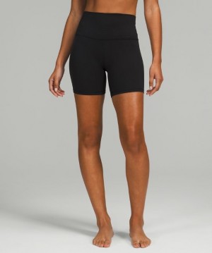 Lululemon Align HR Short 6 Shorts Dam Svarta | HOEM-23461