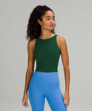 Lululemon Align High-Neck Tank Top Blast Dam Gröna | LDNB-91256