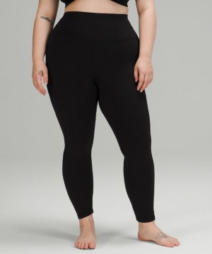 Lululemon Align High-Rise 25 Pockets Leggings Dam Svarta | ZEGW-45687