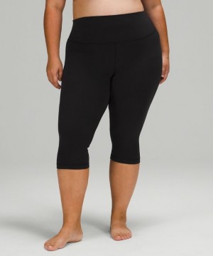 Lululemon Align High-Rise Crop 17 Byxor Dam Svarta | BEFK-29768