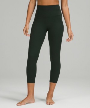Lululemon Align High-Rise Crop 23 Leggings Dam Gröna | VQUL-97368