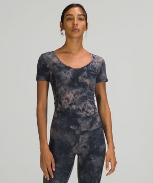 Lululemon Align T-Shirt Blast Dam Marinblå | QFVG-32418