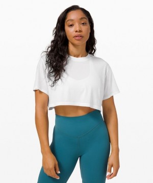 Lululemon All Yours Crop Tee Blast Dam Vita | DAEC-10653