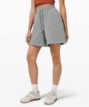 Lululemon All Yours High-Rise Short 7 Shorts Dam Grå | NFJP-78402