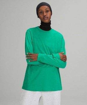 Lululemon All Yours Long Sleeve Shirt Blast Dam Turkos | JBUO-74026