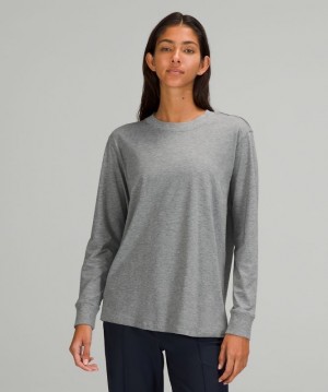 Lululemon All Yours Long Sleeve Shirt Blast Dam Grå | HSZO-03489