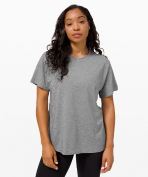 Lululemon All Yours Tee Blast Dam Grå | ZXMH-75930
