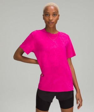 Lululemon All Yours Tee Blast Dam Tvätt | LTQD-84736