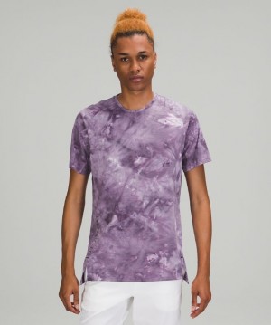 Lululemon Always Agile Short Sleeve Blast Herr Vita Lavendel | WHQK-43701