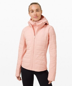Lululemon Another Mile Jacket Jackor Dam Rosa Vita | AQUZ-14897