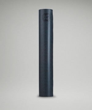 Lululemon Arise Mat 5mm Made with FSC-Certified Rubber Yogamattor Accessories Marinblå Blå Vita | ZWHN-50487