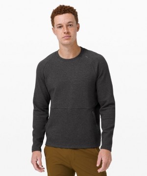 Lululemon At Ease Crew Tröjor Herr Svarta Svarta | NAVX-50483