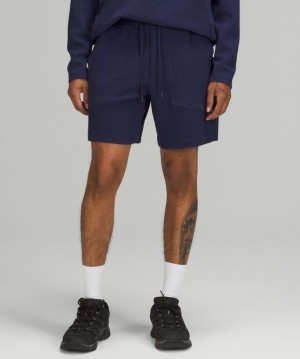 Lululemon At Ease Short 7 Shorts Herr Svarta | PXQN-08251