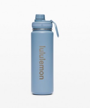 Lululemon Back to Life Sport Bottle 24oz Vattenflaskor Accessories Chambray | LSVX-93215