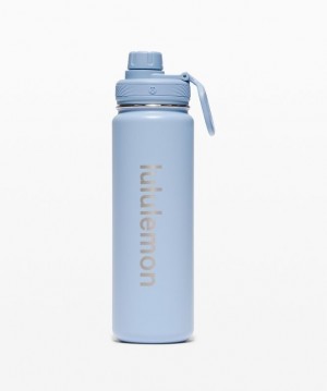 Lululemon Back to Life Sport Bottle 24oz Vattenflaskor Accessories Blå Beige | SXHI-38054