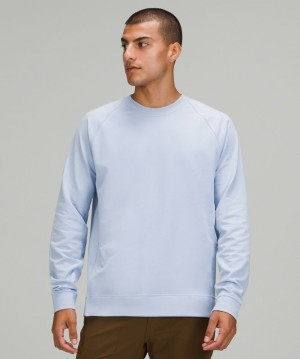 Lululemon City Sweat Crew Tröjor Herr Blå Beige | CPHS-01246
